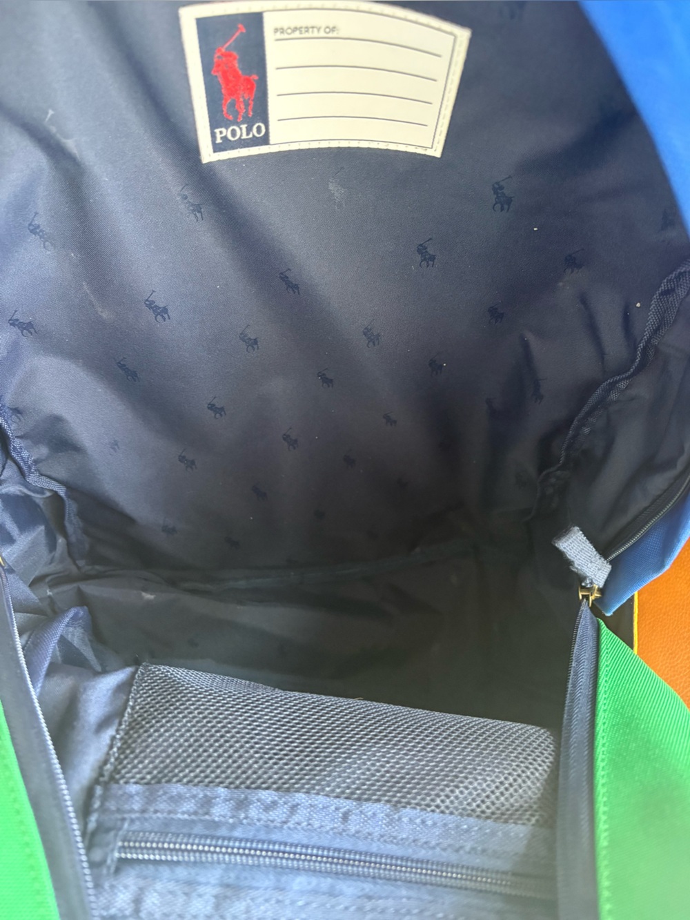 Polo Ralph Lauren Colorblocked Backpack - Picture 5 of 5